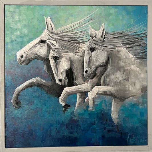 WILD HORSES (framed) - Michelle Henn