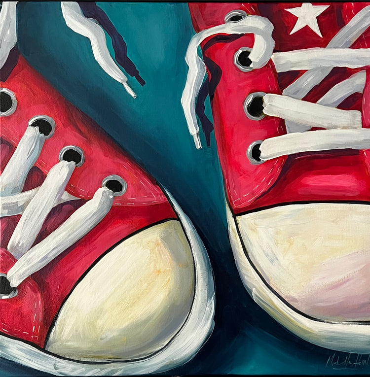 SNEAKERS (framed) - Michelle Henn *SOLD