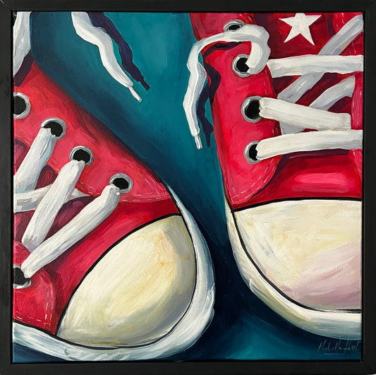 SNEAKERS (framed) - Michelle Henn *SOLD